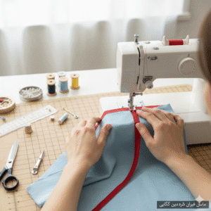 آموزش دوخت نوار اریب حرفه ای